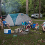Tent Campsites Camping Timberlake Family Campground Whittier NC Great Smoky Mountains