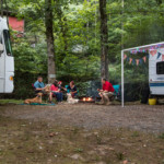 Timberlake Family Campground Whittier NC campsite in Great Smoky Mountains
